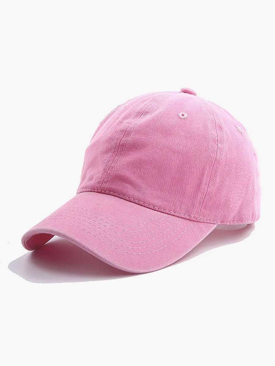 Pastel Pink Baseball Cap for Women | Adjustable Sports & Travel Cap - Image 7