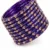 Purple Crystal Bangles Set of 24 Designer Traditional Chudi for Women