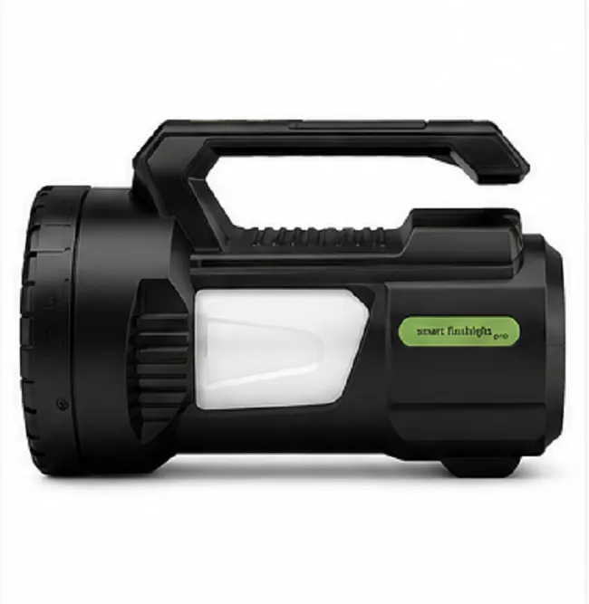 Smart Flashlight Pro Rechargeable LED Search Light | 10W Long Range Emergency Torch with Side Light - Image 7
