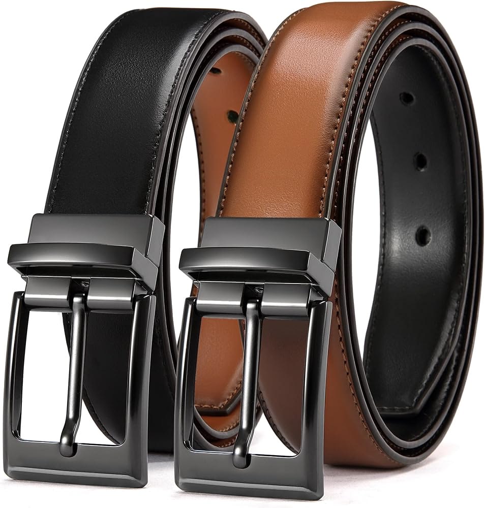 Reversible Leather Belt for Men Formal & Casual Wear - Image 4