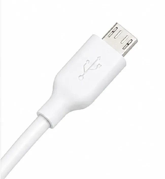 White USB to Micro USB Charging Cable | Fast Charging & Data Sync Cable for Android Devices - Image 8