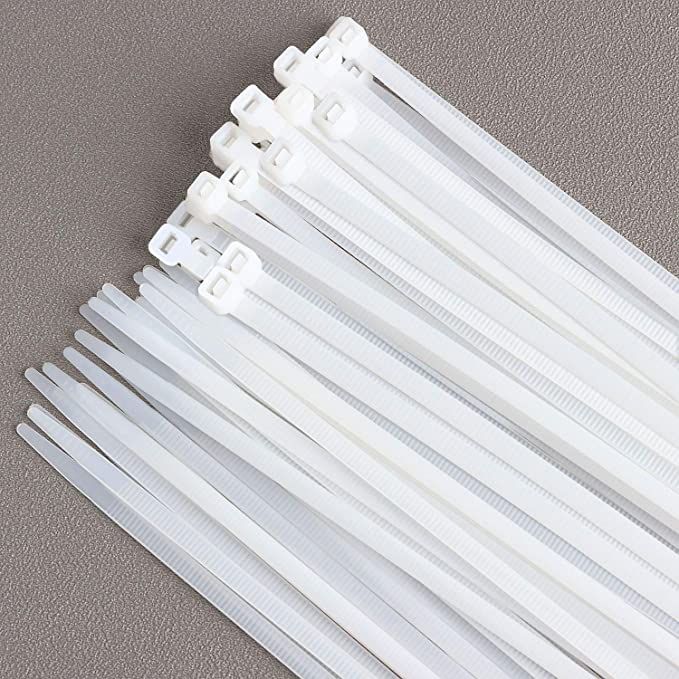 Premium Nylon Cable Tie Pack | Self-Locking White Cable Zip Ties - Image 6