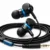 Wired in-ear earphones with microphone, 3.5mm audio jack and deep bass stereo sound for mobile phones and laptops.