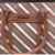 Brown Striped Women's Tote Handbag with Dual Handles Premium Office Shoulder Bag for Shopping Travel and Daily Use
