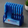 Cello Butterflow Simply Ball blue ink ball pen jar pack of 20 smooth writing pens for school, office, college, exams and daily writing.