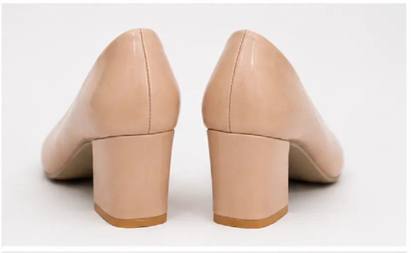 Classic Block Heel Pumps for Women – Comfortable Office, Party & Formal Footwear - Image 4