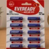 Eveready AAA 912 Extra Power 1.5V battery pack of 10 for TV remotes, clocks, toys, flashlights, wireless mouse, keyboards and electronic devices.
