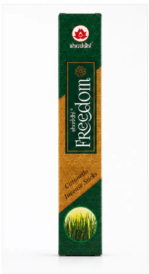 Freedom Citronella Incense Sticks – 12 Pouches (10 Sticks Each) | Premium Fragrant Agarbatti - Image 7