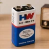 Hi-Watt 9V 6F22 general purpose battery for transistor radios, toys, multimeters, smoke detectors, microphones and other electronic devices.