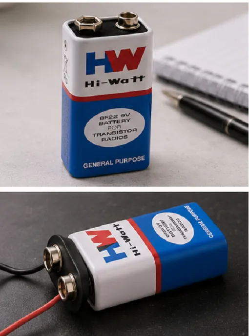 Hi-Watt 9V Battery (6F22) | General Purpose Battery - Image 4