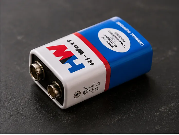 Hi-Watt 9V Battery (6F22) | General Purpose Battery - Image 5