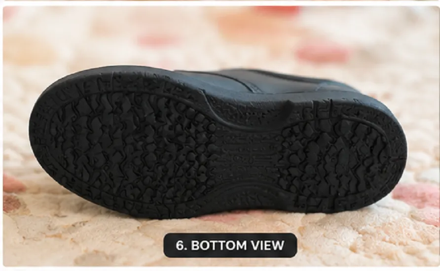 Kids Black School Shoes | Lace-Up Formal School Shoes for Boys & Girls - Image 5