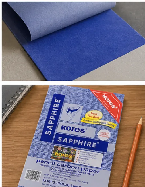 Kores Sapphire Pencil Carbon Paper – 100 Sheets | Royal Blue Carbon Paper for Handwriting & Document Copying - Image 2