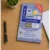 Kores Sapphire pencil carbon paper pack containing 100 royal blue carbon sheets for handwriting, document copying, office, school and business use.