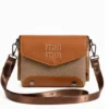 Min Min Brown Women's Crossbody Sling Bag with Adjustable Shoulder Strap and Premium Textured Finish
