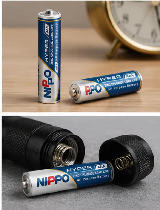 NIPPO Hyper AAA Battery Pack of 12 | Long Life Zinc Chloride Batteries - Image 2