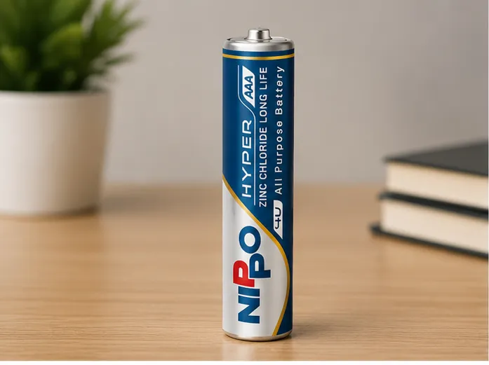 NIPPO Hyper AAA Battery Pack of 12 | Long Life Zinc Chloride Batteries - Image 5