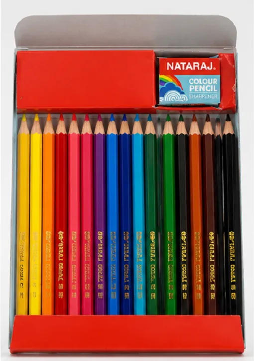 Nataraj Colour Pencils 12 Shades | Colour Pencils for Kids & School - Image 3