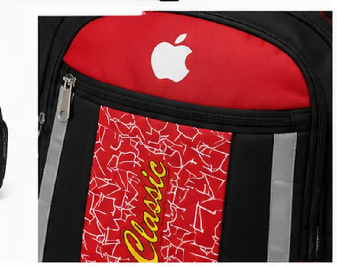 Premium Red & Black School Backpack | Water Resistant Travel & College Bag - Image 2