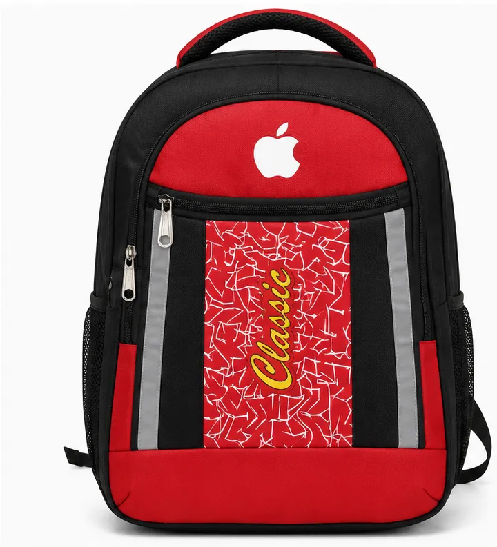 Premium Red & Black School Backpack | Water Resistant Travel & College Bag - Image 7