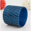 Royal Blue Glass Bangles Set of 24 PCS with Golden Dot Design for Women Traditional Kanch Ki Chudi.