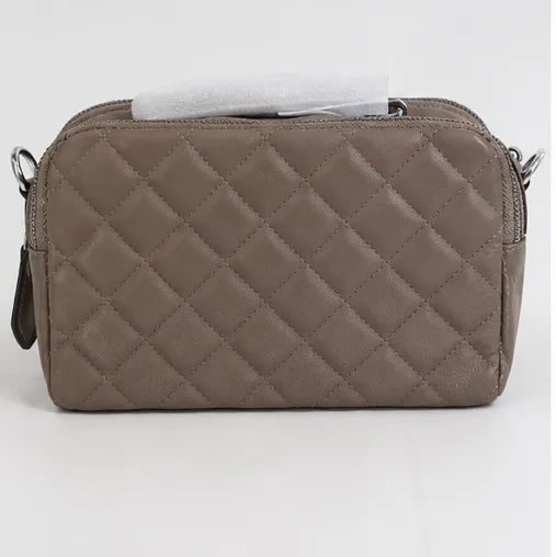 Taupe Quilted Women's Crossbody Sling Bag | Premium Designer Shoulder Bag for Daily Use - Image 5