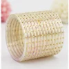 Transparent Glass Bangles Set of 30 PCS with Golden Dot Design for Women Traditional Kanch Ki Chudi.