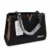 Victorin Black Women's Handbag with Gold Hardware Premium Designer Tote Bag for Office Shopping and Daily Use