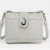 White Quilted Women's Crossbody Sling Bag with Adjustable Shoulder Strap and Premium Metal Lock