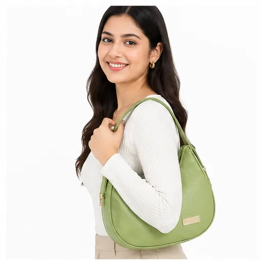 Green Women's Shoulder Bag | Premium Ladies Hobo Handbag for Office & Daily Use - Image 7