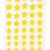Yellow Star Shape Velvet Bindi Pack of 5 Sheets Self Adhesive Designer Bindis