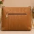 Women's Brown Pleated Chain Tote Bag with Gold Chain Shoulder Strap