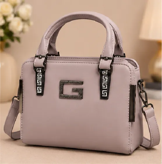 Women's Premium Lavender Top Handle Handbag | Designer Shoulder Bag - Image 3