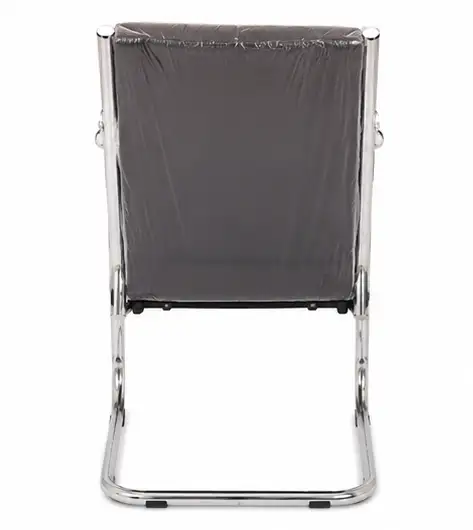 Premium Visitor Office Chair | Cushioned Waiting Chair with Chrome Cantilever Frame & Armrests - Image 2